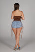 Canyon Tie Denim Shorts