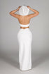 Xanthe Hooded Cutout Midi Dress