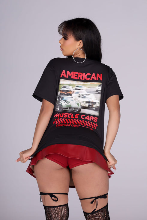 American Muscle Graphic Top