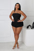 Natti Ruffled Corset Tube Mini Dress