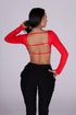 Harriet Back Cutout Crop Top