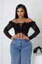 Ezra Off Shoulder Lace Top