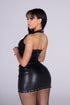 Big On Trouble PU Skirt SET