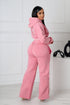 Panic Bubblegum Pullover Cropped Hoodie & Sweatpants SET