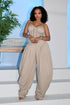 Ovela Sheer Corset Jumpsuit
