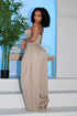 Ovela Sheer Corset Jumpsuit