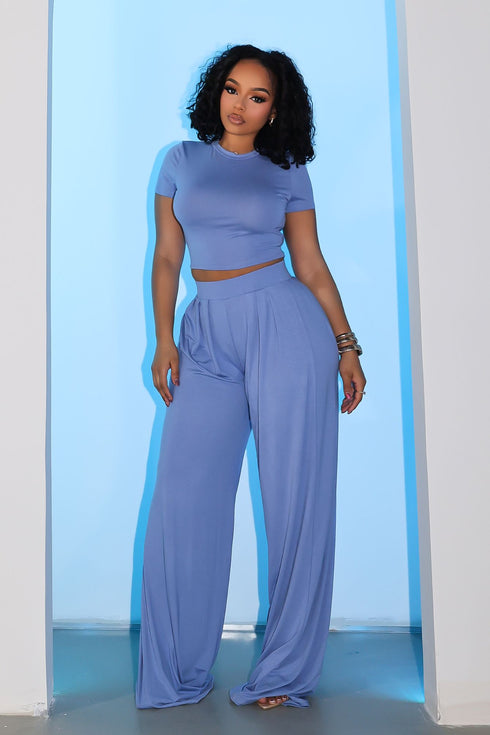 Ease Crop Top & Pants SET