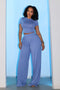 Ease Crop Top & Pants SET