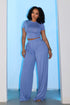 Ease Crop Top & Pants SET