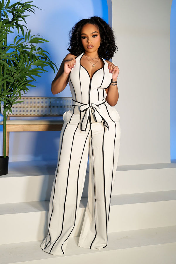 Monarch Piping Jumpsuit