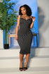 Amalfi Polka Dot Halter Midi Dress