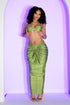 Stereo Love Bra & Maxi Skirt SET