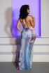 Nebula Stone Halter Maxi Dress