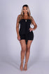 Blackhole Drape Mini Dress
