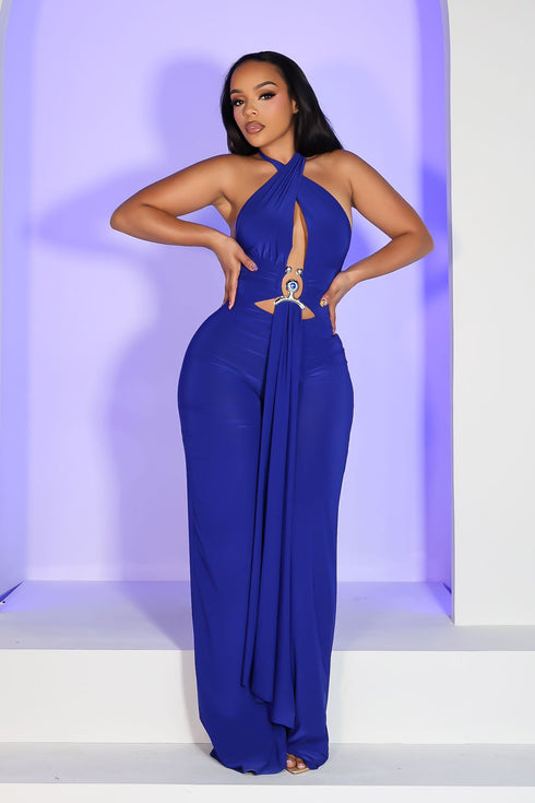 Lunaris Ring Halter Jumpsuit