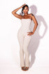 Cereza Ribbed Lace Up Jumpsuit