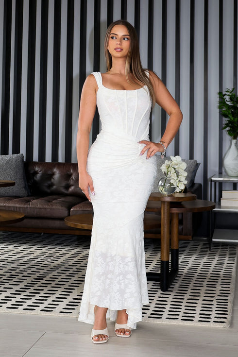 Romantic Mermaid Maxi Dress