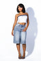Shining Star Denim Bermuda Shorts