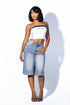 Shining Star Denim Bermuda Shorts