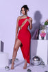 Devour Asymmetric Cutout Siren Dress