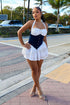 Amereta Corset Halter Mini Dress