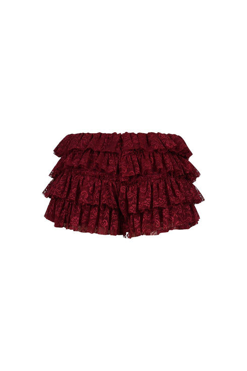 Like A Doll Ruffled Layered Lace Skort