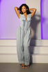 Santorini Washed Denim Balloon Jumpsuit