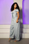 Santorini Washed Denim Balloon Jumpsuit