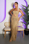 Cabo Crochet Fringe Cutout Maxi Dress