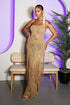 Cabo Crochet Fringe Cutout Maxi Dress