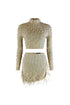 New Standard Stone and Pearl Top & Skirt SET