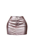 Loxley Metal Foiled Mini Skirt
