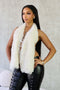 Sugar Puff Fur Halter Vest
