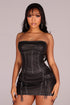 Robyn Faux Leather Tube Top