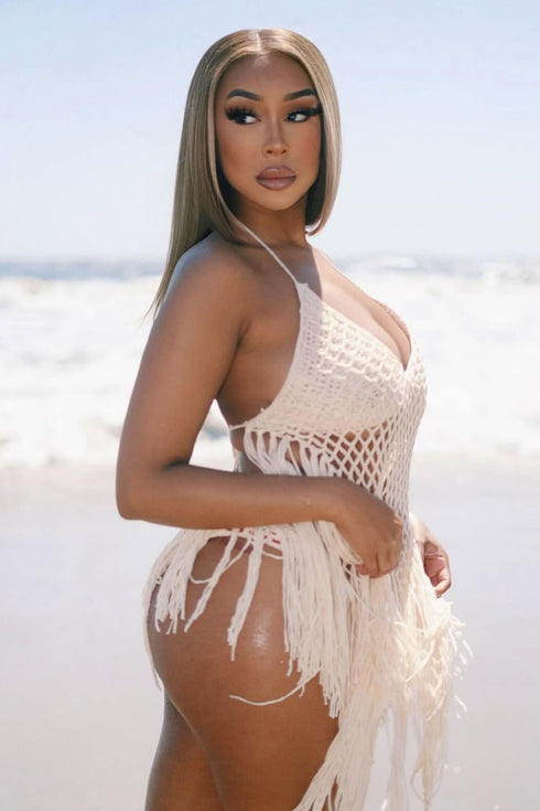 Hailey Crochet 2 Piece Sunsuit SET