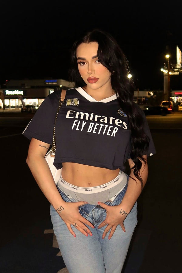 Soccer Short Sleeve V-neck Top