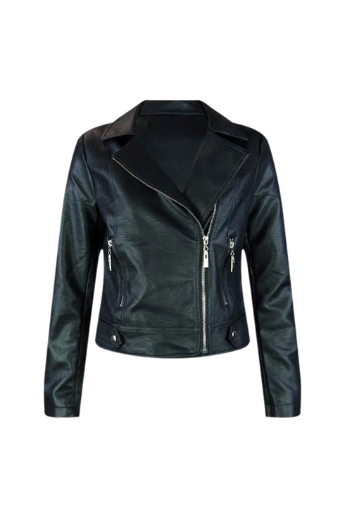 Erase You PU Leather Jacket Outerwear EDGE Small Black