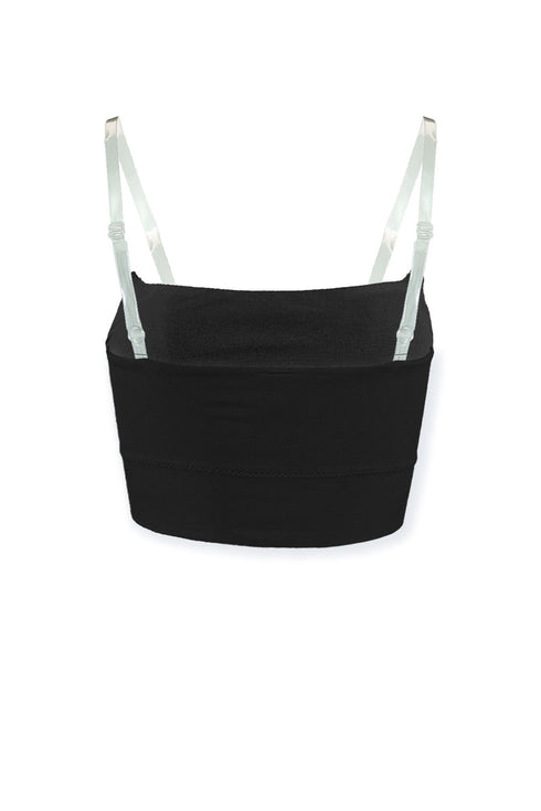 Khloe Clear Strap Crop Top Crop Top EDGE