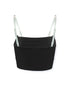 Khloe Clear Strap Crop Top Crop Top EDGE