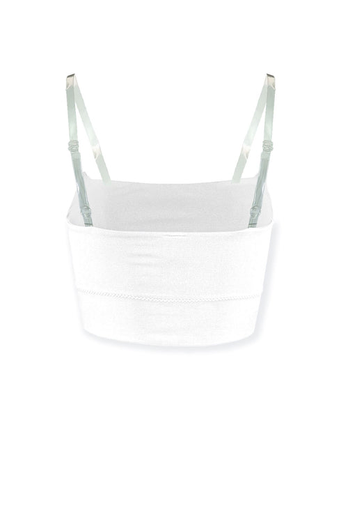 Khloe Clear Strap Crop Top Crop Top EDGE
