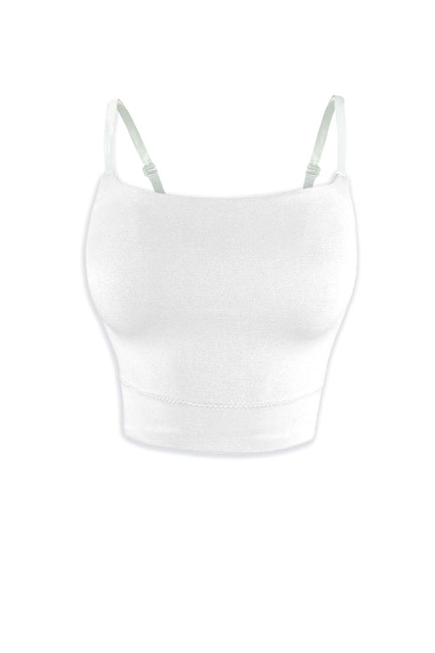 Khloe Clear Strap Crop Top Crop Top EDGE