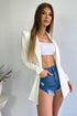 The Ritz Open Blazer - White - KNOWSTYLE - EDGE - EDGEONLINESTORE
