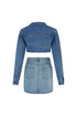Everlie Denim Jacket & Skirt SET sets EDGE