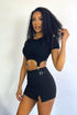 Phoenix Mini Skort - Black - KNOWSTYLE