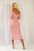 Hold On Tight Rib-Knit Bodycon Long Dress - Blush - KNOWSTYLE - EDGE - EDGEONLINESTORE