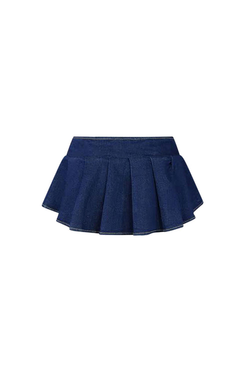 Lottie Low Rise Denim Mini Skirt SKIRT EDGE