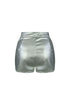 Galactic High Waist Silver Shorts bottom EDGE