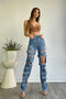 Charlie, Last Name Wilson Distressed Jeans - Denim - KNOWSTYLE - EDGE - EDGEONLINESTORE