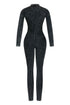 Fallon Mineral Washed Stitch Out Jumpsuit Rompers + Jumpsuits EDGE