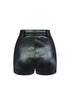 Amber High Waist Faux Leather Shorts Bottoms EDGE